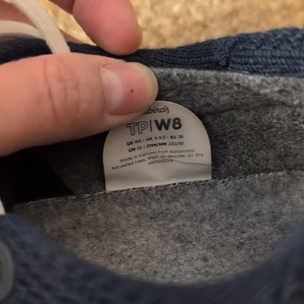 Allbirds Blue Sneakers Size 8